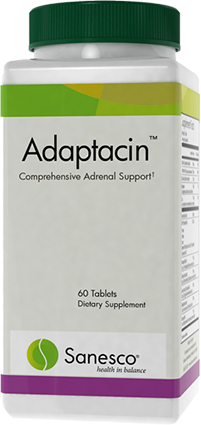 A bottle of Adaptacin- a neurotransmitter supplement