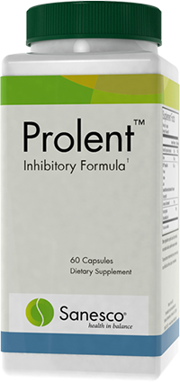Bottle of Prolent- a neurotransmitter supplement