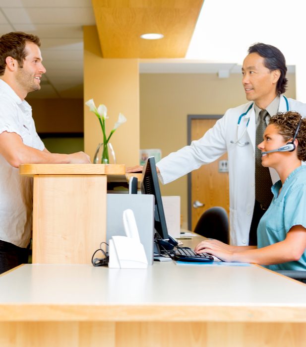 Sanesco patient meeting with a Sanesco provider