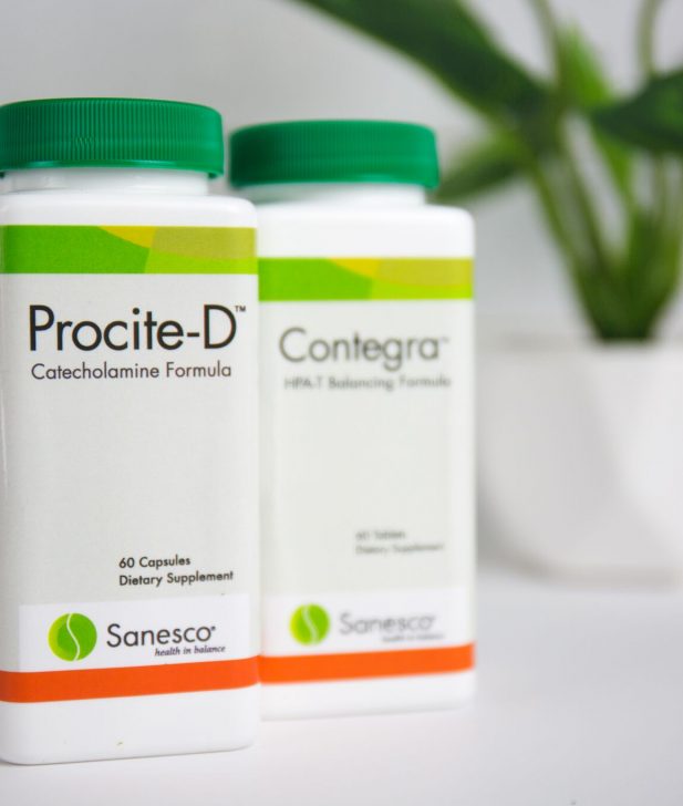 Procite-D with Contegra- catecholamine neurotransmitter supplements
